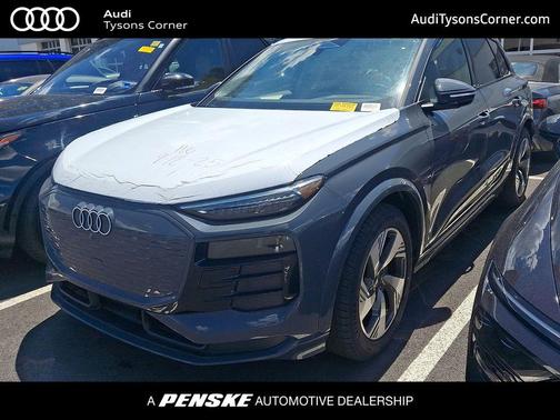Gray 2025 Audi Q6 e-tron Prestige quattro