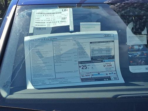 Navarra Blue Metallic 2026 Audi Q3 TFSI quattro S tronic