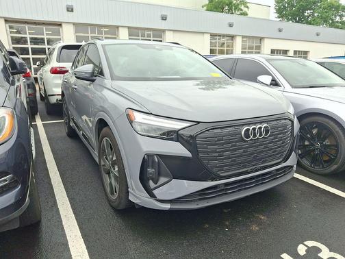 Pebble Gray 2024 Audi Q4 e-tron Premium Plus 55 quattro
