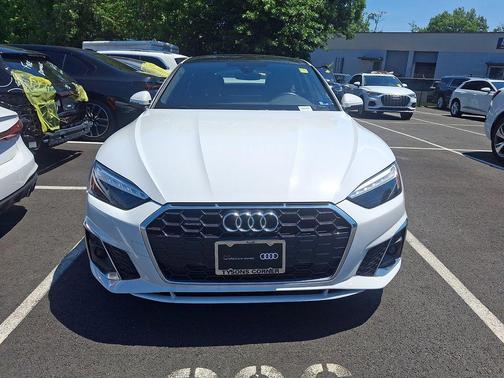 Glacier White 2024 Audi A5 Sportback 45 S Line Premium Plus