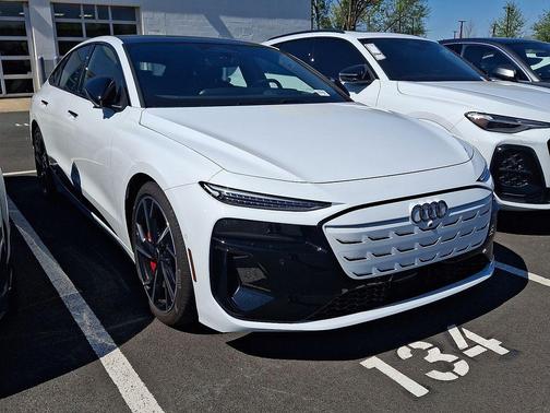 Glacier White 2025 Audi S6 e-tron Premium Plus