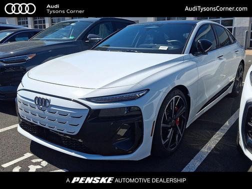 Glacier White 2025 Audi S6 e-tron Premium Plus