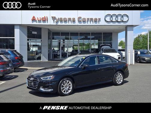 Brilliant Black 2023 Audi A4 40 Premium