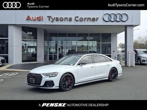 Glacier White 2023 Audi S8 4.0T
