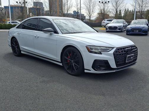 Glacier White 2023 Audi S8 4.0T