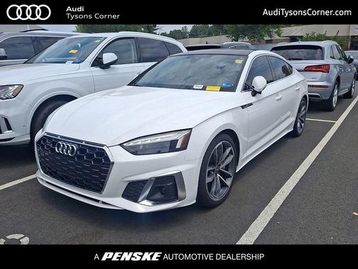 Ibis White 2023 Audi A5 Sportback 45 S Line Premium Plus