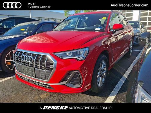 Progressive Red Metallic 2025 Audi Q3 45 S line Premium Plus