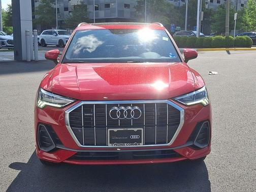 Progressive Red Metallic 2025 Audi Q3 45 S line Premium Plus