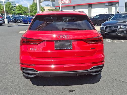 Progressive Red Metallic 2025 Audi Q3 45 S line Premium Plus