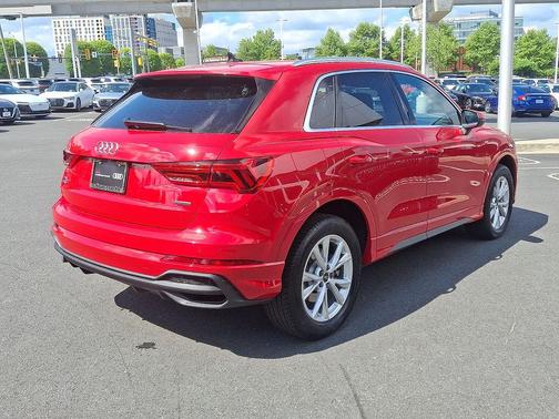 Progressive Red Metallic 2025 Audi Q3 45 S line Premium Plus