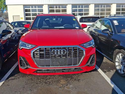 Progressive Red Metallic 2025 Audi Q3 45 S line Premium Plus
