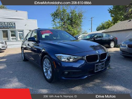 Blue 2017 BMW 320 i