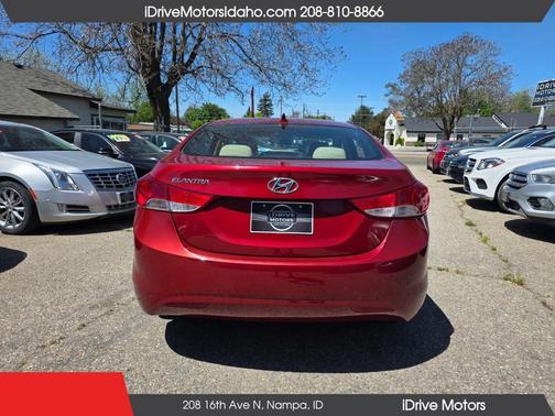 Red Allure 2011 Hyundai ELANTRA GLS