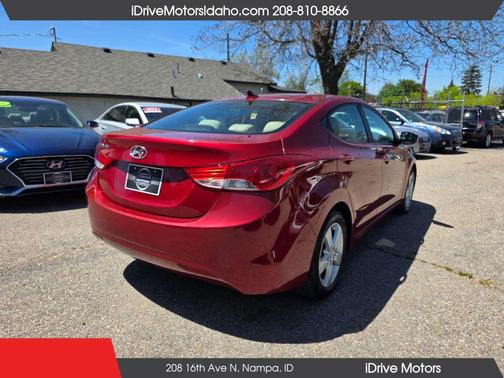 Red Allure 2011 Hyundai ELANTRA GLS