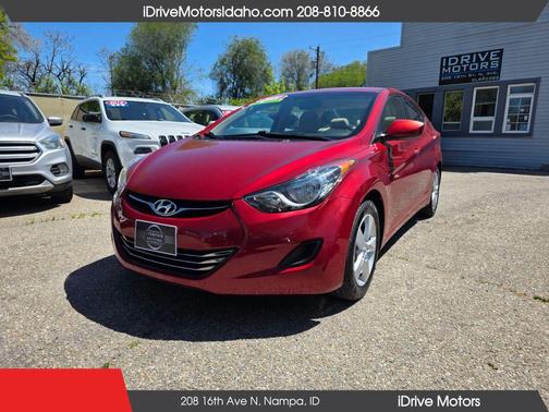 Red Allure 2011 Hyundai ELANTRA GLS