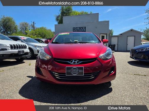Red Allure 2011 Hyundai ELANTRA GLS