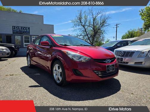 Red Allure 2011 Hyundai ELANTRA GLS