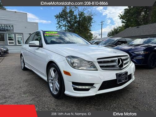 White 2013 Mercedes-Benz C-Class C 250 Sport