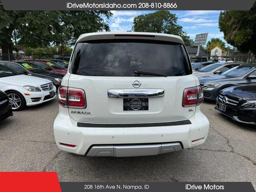 Pearl White 2018 Nissan Armada SL