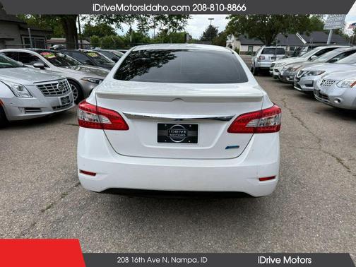 Aspen White 2014 Nissan Sentra FE+ S