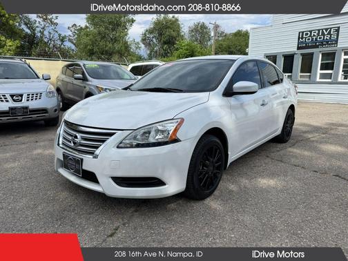 Aspen White 2014 Nissan Sentra FE+ S