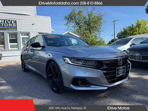 Lunar Silver Metallic 2021 Honda Accord Sport SE 1.5T