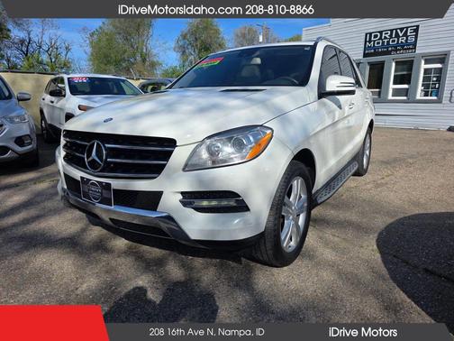 White 2013 Mercedes-Benz M-Class 4MATIC
