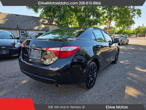 Black Sand Mica 2015 Toyota Corolla LE Plus