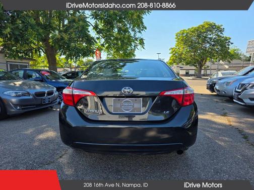 Black Sand Mica 2015 Toyota Corolla LE Plus