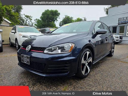 Blue 2017 Volkswagen Golf GTI 2.0T S 4-Door