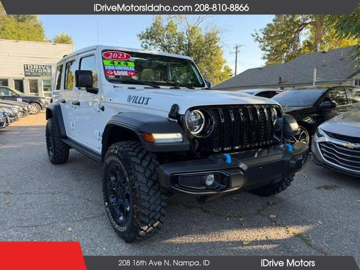 Bright White Clearcoat 2023 Jeep Wrangler 4xe Willys