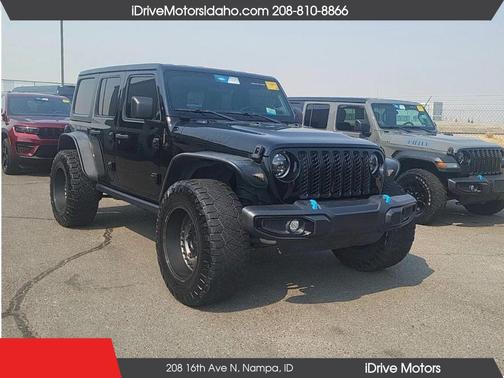 Black Clearcoat 2023 Jeep Wrangler 4xe Willys