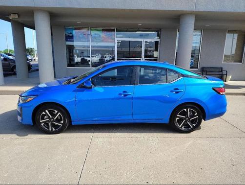 Electric Blue Metallic 2025 Nissan Sentra SV