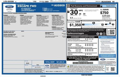 2021 Ford Escape SE
