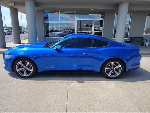 Lightning Blue Metallic 2017 Ford Mustang EcoBoost