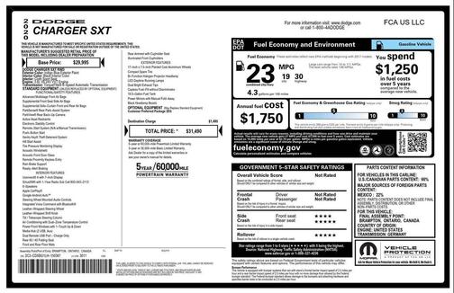 2020 Dodge Charger SXT