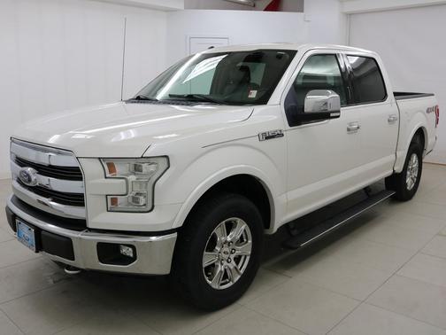 WHITE PLATINUM 2016 Ford F-150 Lariat