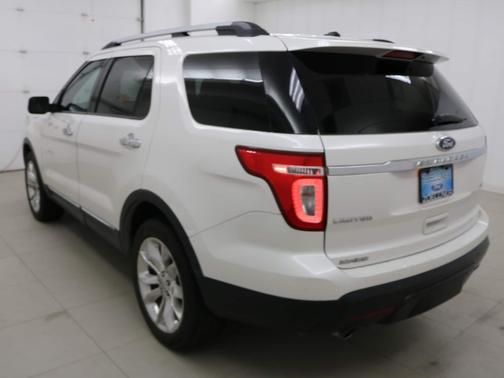 White Platinum Metallic Tri-Coat 2011 Ford Explorer Limited