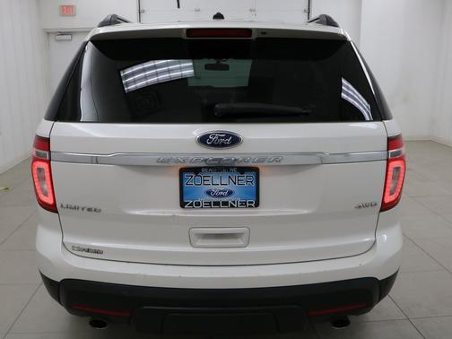 White Platinum Metallic Tri-Coat 2011 Ford Explorer Limited