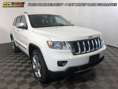Stone White Clearcoat 2012 Jeep Grand Cherokee Overland