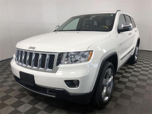 Stone White Clearcoat 2012 Jeep Grand Cherokee Overland