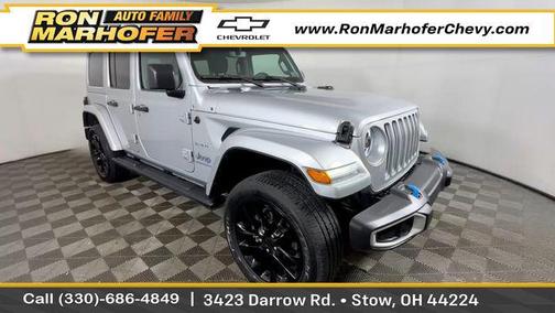 Silver Zynith Clearcoat 2023 Jeep Wrangler 4xe Sahara