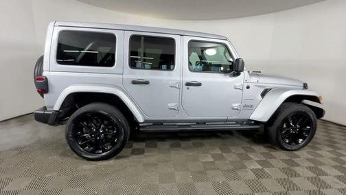 Silver Zynith Clearcoat 2023 Jeep Wrangler 4xe Sahara