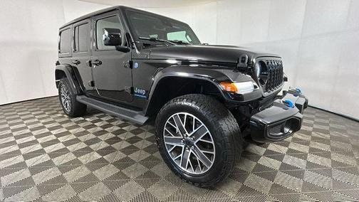 Black Clearcoat 2024 Jeep Wrangler 4xe High Altitude