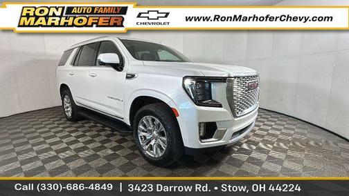 White Frost Tricoat 2023 GMC Yukon Denali