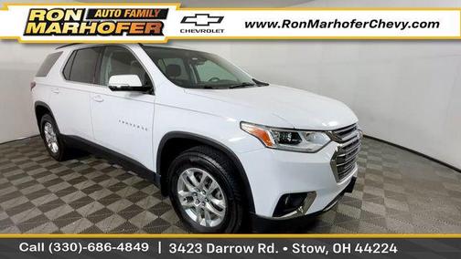 Summit White 2020 Chevrolet Traverse LT Cloth