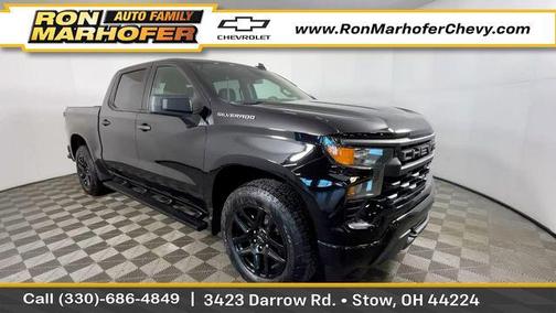 Black 2024 Chevrolet Silverado 1500 Custom