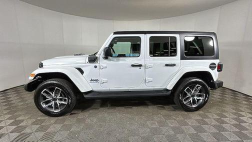 Bright White Clearcoat 2024 Jeep Wrangler 4xe Sport S
