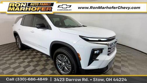 Summit White 2024 Chevrolet Traverse LS
