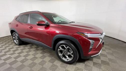 Crimson Metallic 2024 Chevrolet Trax LT